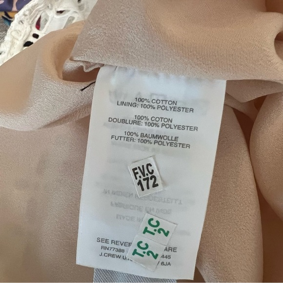 NWT J. Crew White One Shoulder Eyelet Ruffle Blouse Top Size 4 Preppy Feminine - Picture 7 of 8